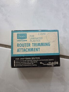 Craft Laminated Plastics Trimmer Attachment – Blue & Black Box